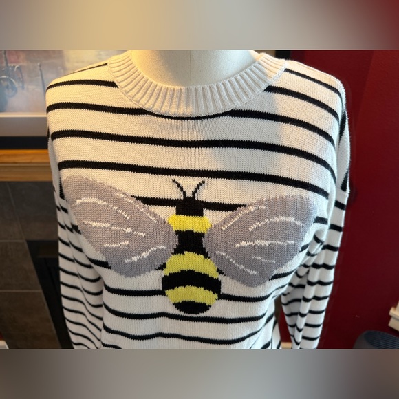 Loft striped bumblebee sweater - Picture 2 of 9